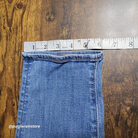 American Eagle Jeans Size 6 Skinny Mid Rise Next Level Stretch Medium Light Wash - Picture 11 of 13